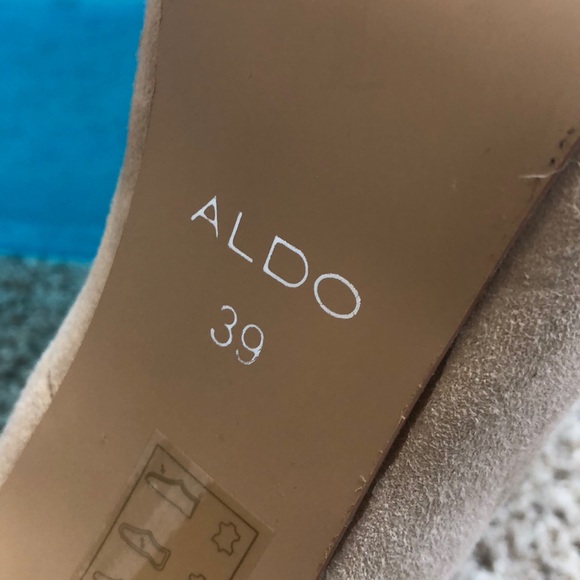 ALDO NUDE PEEPTOE PUMPS - Picture 7 of 8